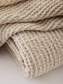 Alva våfflad handduk beige Tell Me More