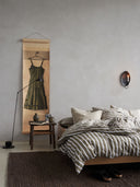 Örngott randigt bomull