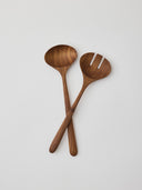 Teak salladsbestick