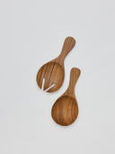 Teak serveringsbestick